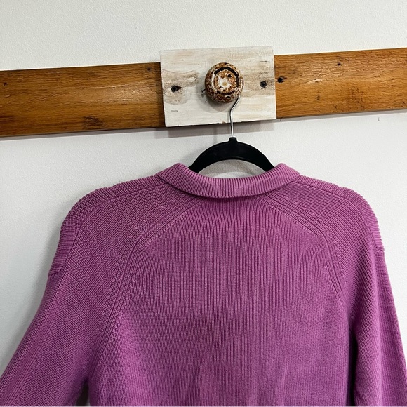 Lululemon Collared Merino Wool Blend Sweater in Dahlia Mauve - Picture 12 of 16